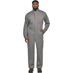 NWT Bulwark FR Men's Lightweight Excel FR ComforTouch Deluxe Coverall gray 48